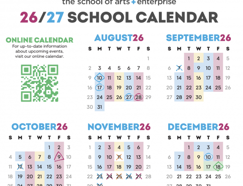The SAE 2026-27 School Calendar